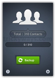 Мой Contacts Backup