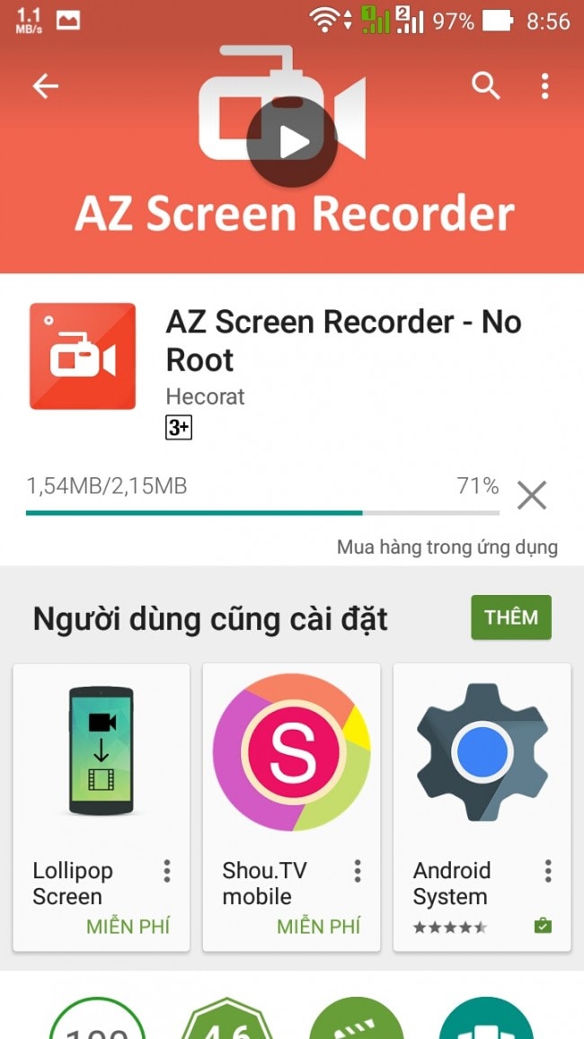 rejestrator ekranu Android