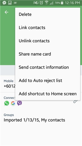 administrar contactos de whatsapp