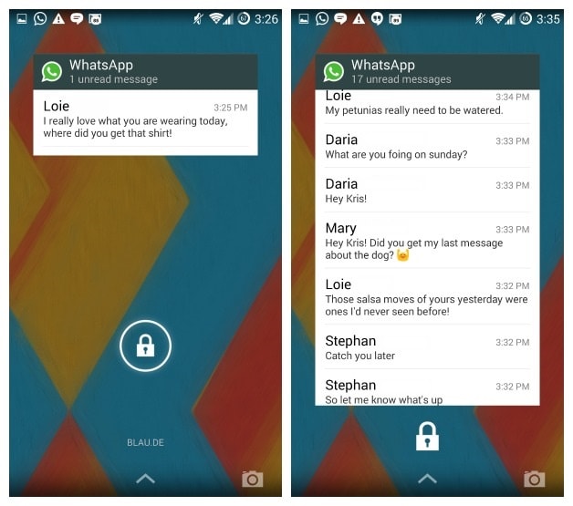Ajouter un widget WhatsApp sur un téléphone Android