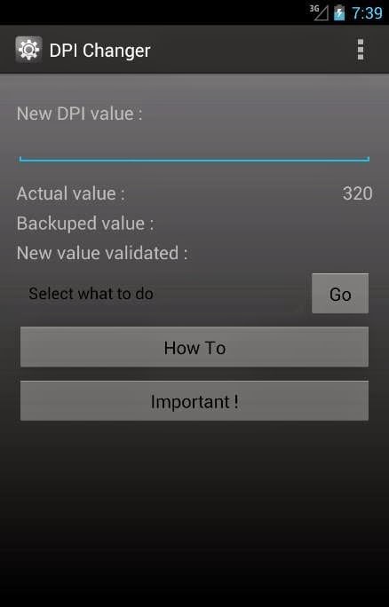 Suosituin Android-juurisovellus: DPI-vaihtaja