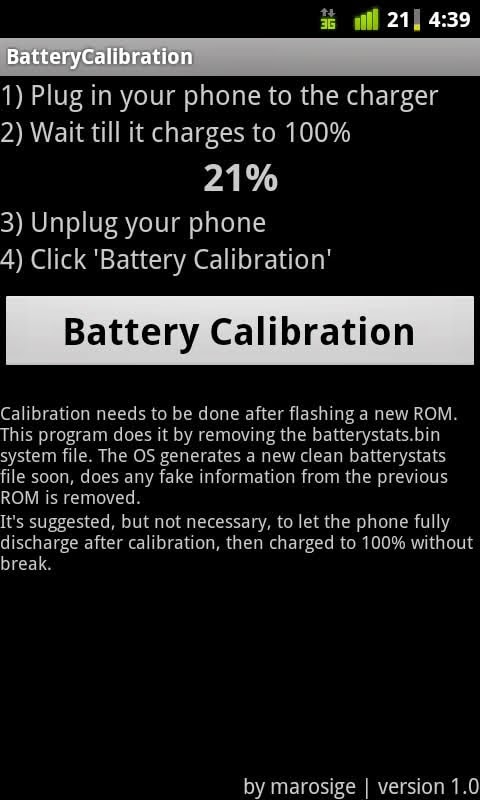 Top Android Root App: Batterikalibrering