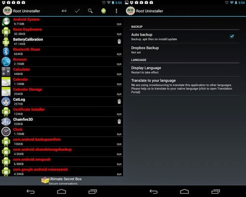 Top Android Root-app: Root Uninstaller