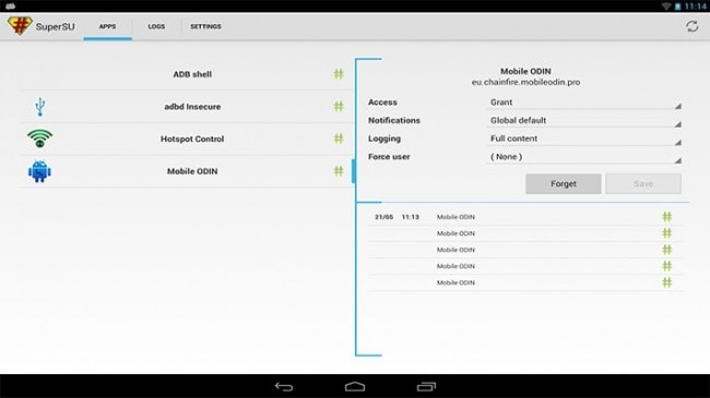 Suosituin Android-juurisovellus: SuperSU