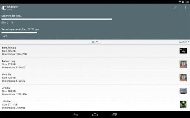 Android fotogendannelse app