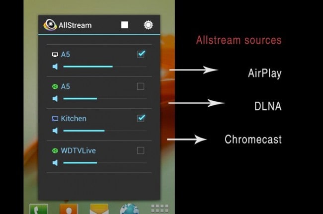 streaming bármilyen Androidról az Apple TV-Allstreamre