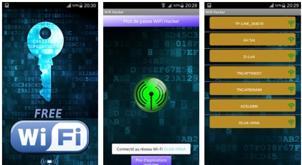 WLAN-Passwort hacken Android-WiFi Hacker Passwort Prank