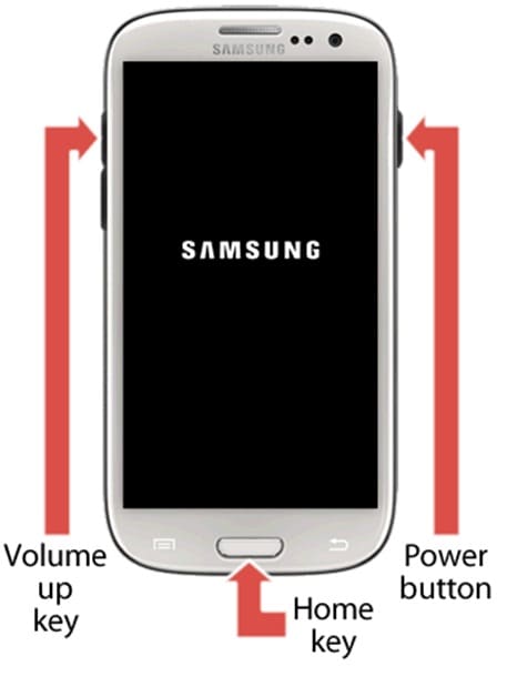 Samsung Galaxy czarny ekran