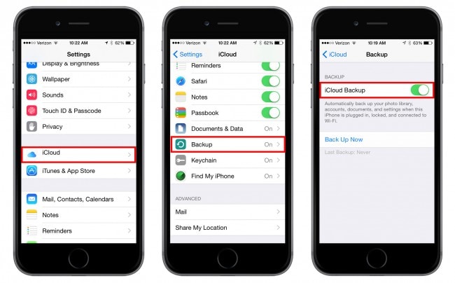 accedere alle note in icloud