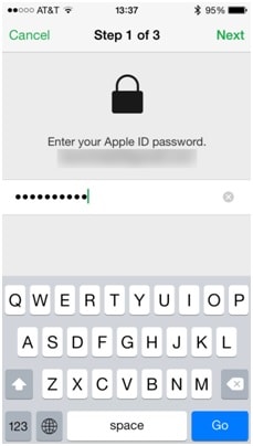 Formater iPod uden iTunes - tilføj id og adgangskode for at bekræfte identiteten
