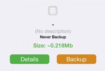 Backup-Jailbreak-App abgeschlossen