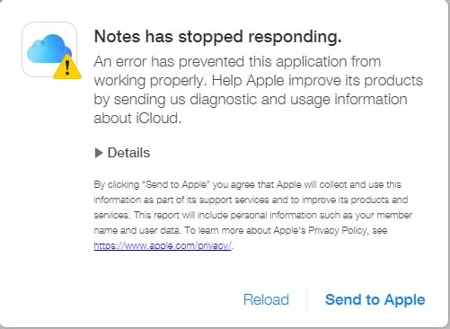 hvorfor Notes ikke synkroniseres med iCloud