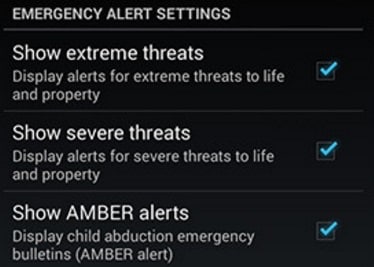 bazı Android Uyarılarını devre dışı bırak