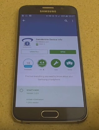 mettre à jour Android 6.0 pour Samsung étape 1