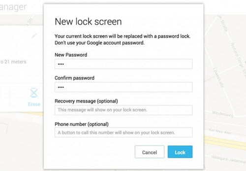 hvordan låse opp samsung telefonlås passord-android enhetsbehandler