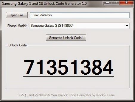 pobierz kody odblokowujące Samsung Galaxy S2 za darmo!