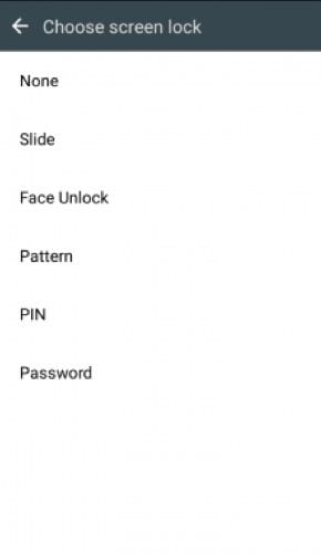 启用或禁用屏幕锁定 PIN-禁用屏幕锁定 PIN