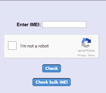 تطبيقات مجانية على IMEI check
