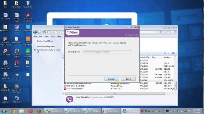 Schritt 4, um die Viber-Nummer auf dem PC zu ändern