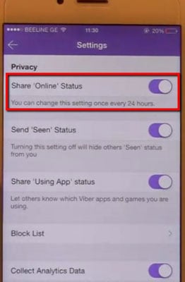 réparer Viber dit toujours en ligne