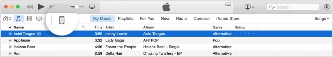 Rediger afspilningsliste på iPod-start iTunes