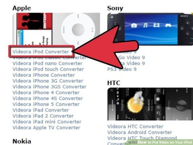 iPodNano互換フォーマットにビデオを追加する方法