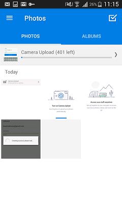 dropbox copia de seguridad de fotos de Android