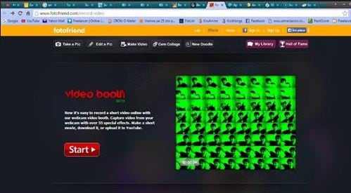 Online schermrecorder - FotoFriend Video Booth