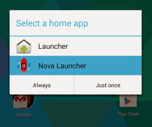 nascondi app con nova launcher prime