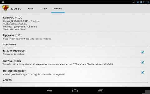 root moto e superSU:lla