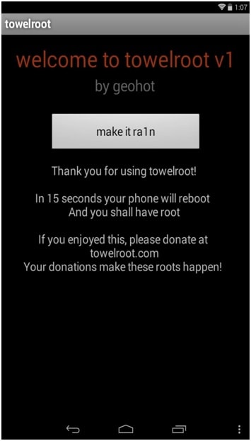 root nexus 7 με towelroot