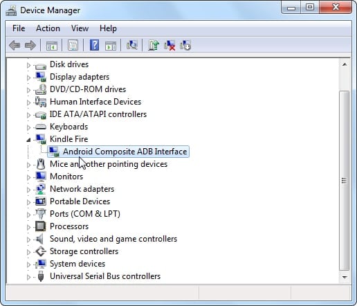 root kindle fire com drivers adb