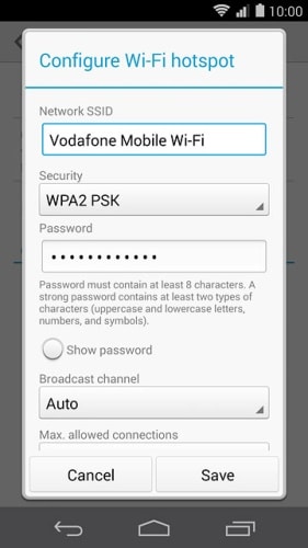 nastavit telefon huawei jako hotspot