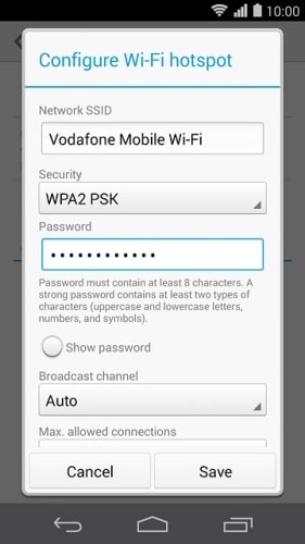 ustaw telefon huawei jako hotspot