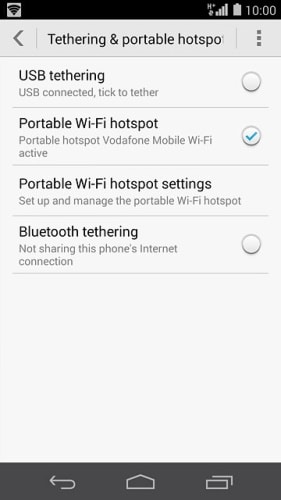 ustaw telefon huawei jako hotspot