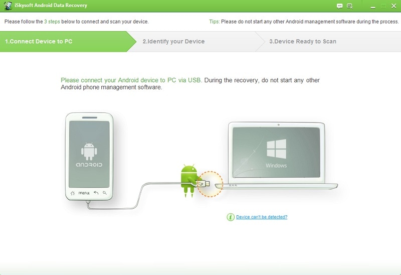 recuperação de dados android iskysoft