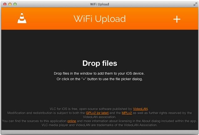 Dicas para usar o VLC para iPhone - Wi-Fi Upload