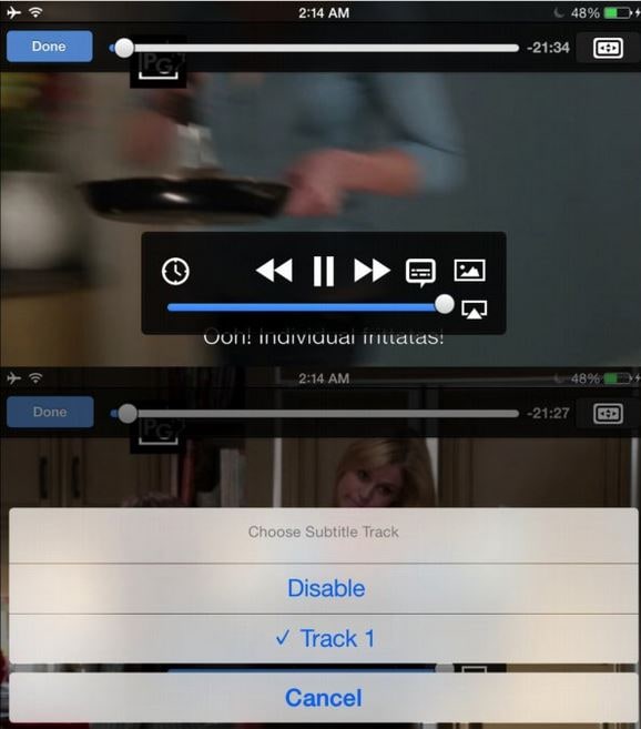 Dicas para usar o VLC para iPhone - Adicionar legendas aos vídeos