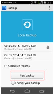 Huawei Backup