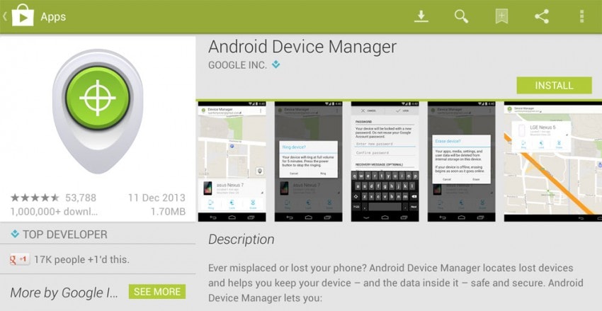 LG-telefoon resetten met Android-apparaatbeheer