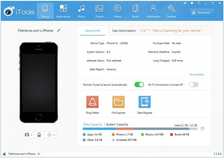Hvordan overføre kontakter fra iPhone til Samsung S20-itools