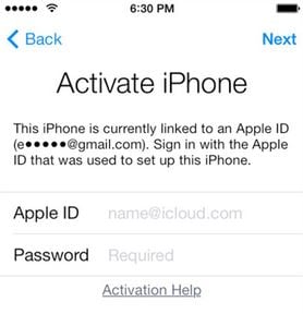 odblokowanie blokady aktywacji iCloud na iPhonie 8