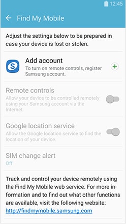 Samsung is telefoon kwijt - Ga naar Samsung Zoek mijn telefoon