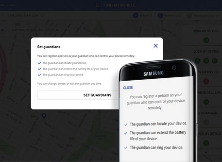 Samsung Telefon verloren Notfallmodus aktivieren