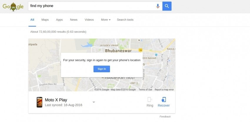 Bruger Google søgetermer