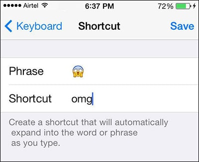 关于 iPhone 8 的提示和技巧-为 Emojis 添加快捷方式