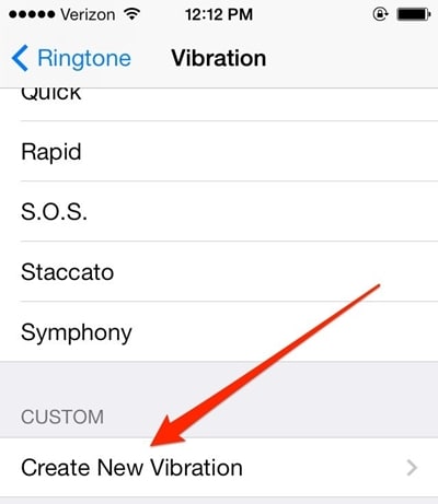 关于 iPhone 8 的提示和技巧 - 创造新的振动