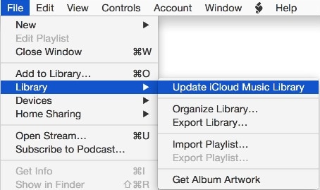 icloud musikbibliothek aktualisieren