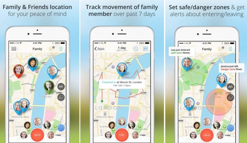aplicativo de rastreamento do iphone - localizador de família