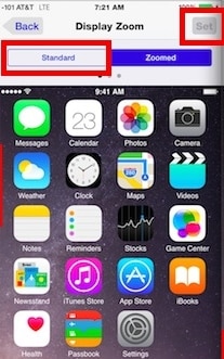 La pantalla del iPhone no gira, muestra el zoom